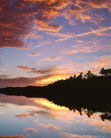 Firey Sunset on Back River